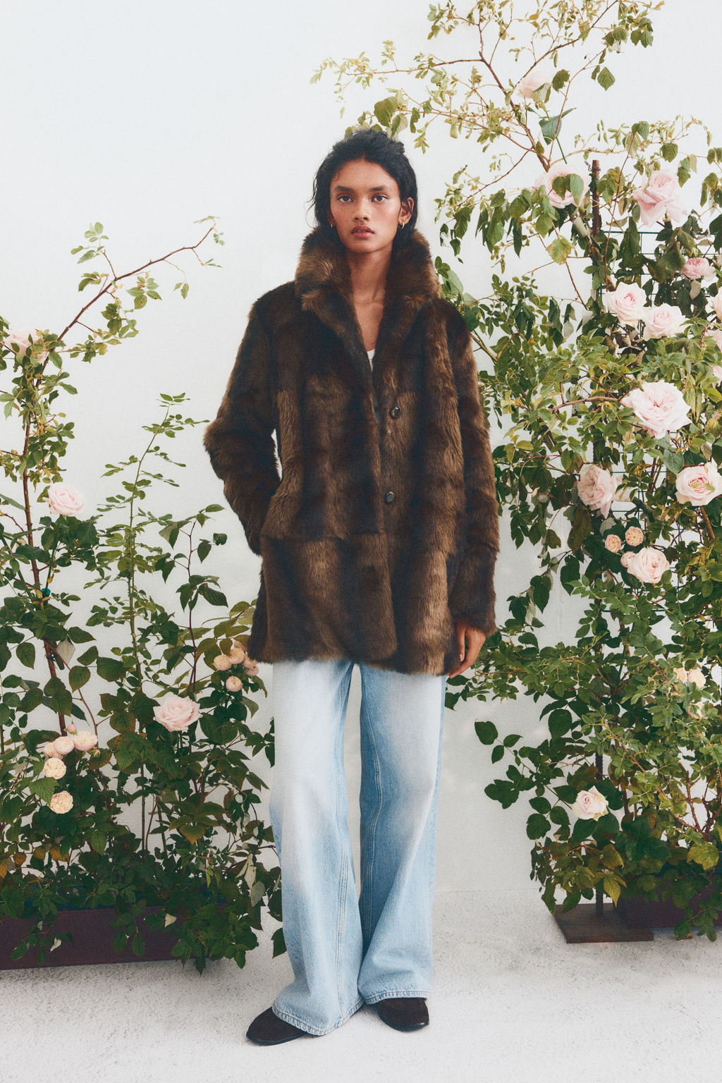 Abrigo efecto pelo - H&m фото 4