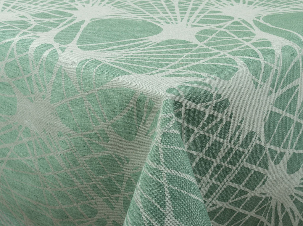 Скатерть 16С383-ШР 150*150 "Кружево" цв.47 зеленый рис 151