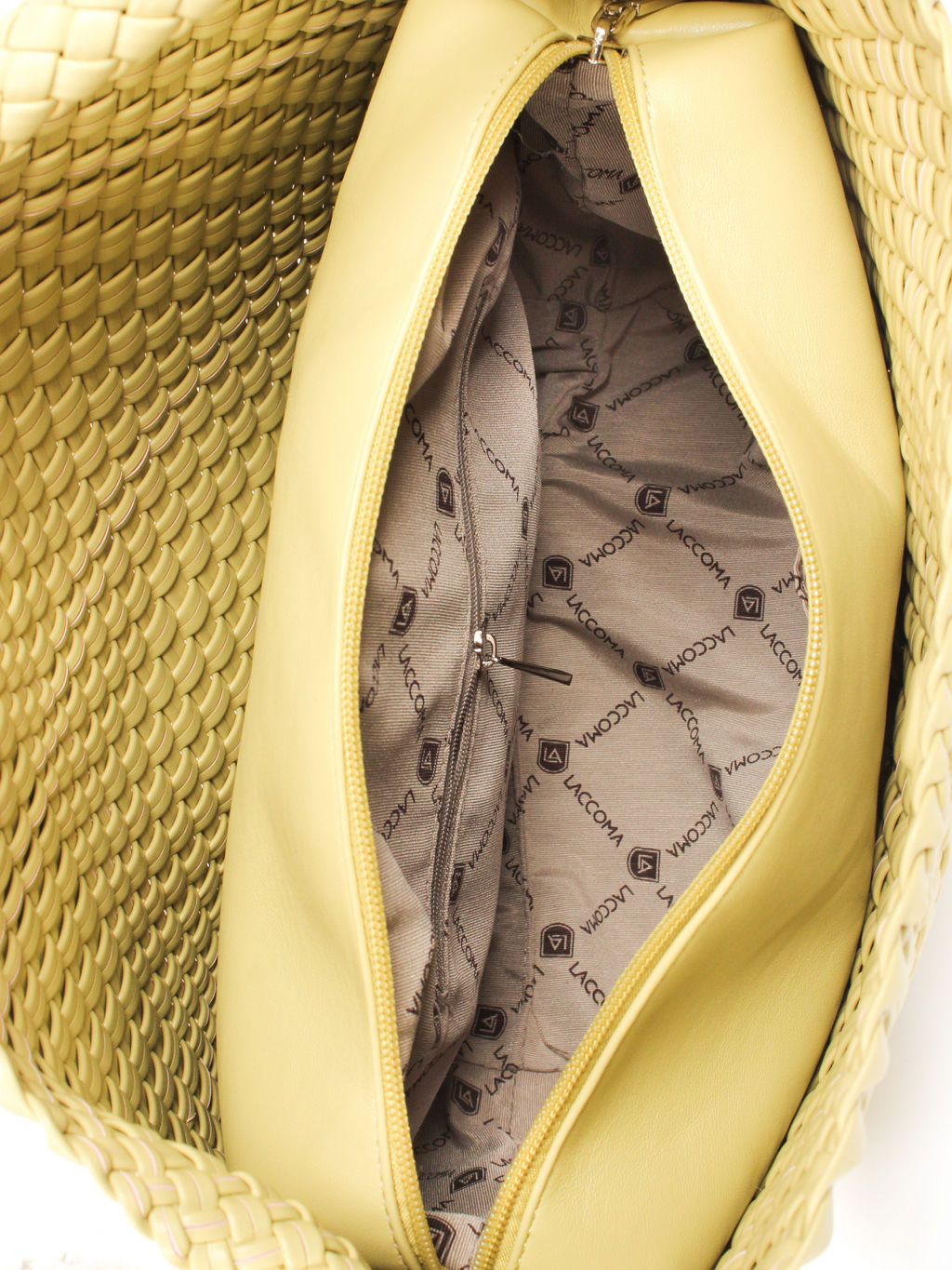 LACCOMA сумка СУ1053-0-оливковый эко кожа хлопок  фото 5