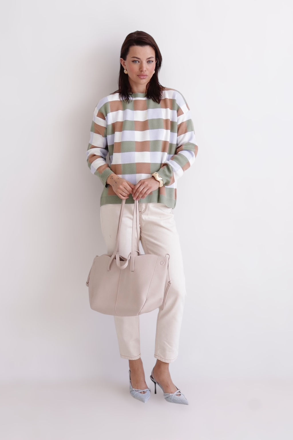 11717 Джемпер в клетку - Martichelli фото 6