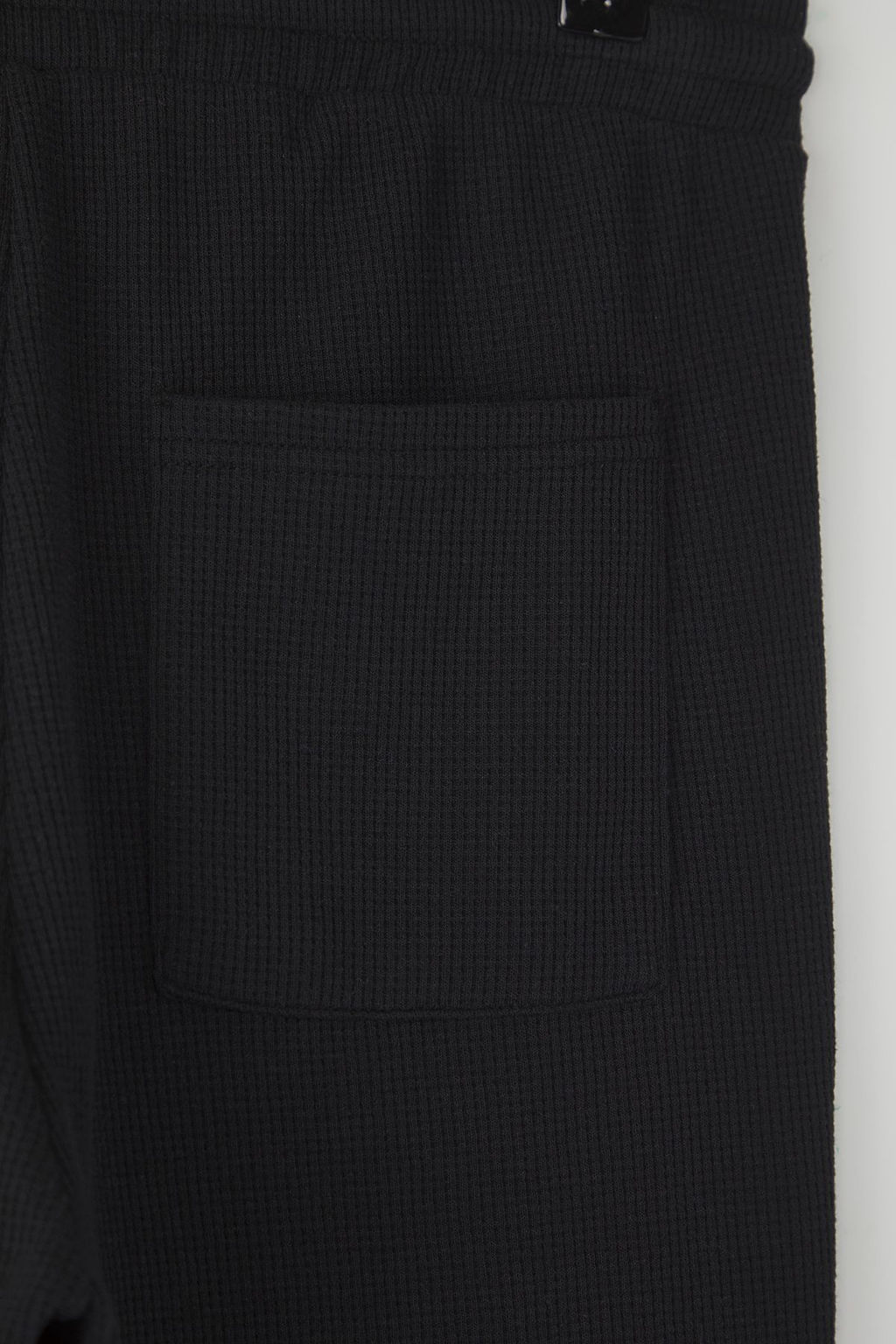 TRENDYOL MAN Siyah Wide Leg/Genis Kesim Waffle Dokulu Esofman Alt? Pantolon TMNSS25EA00000 - Trendyolmilla фото 8