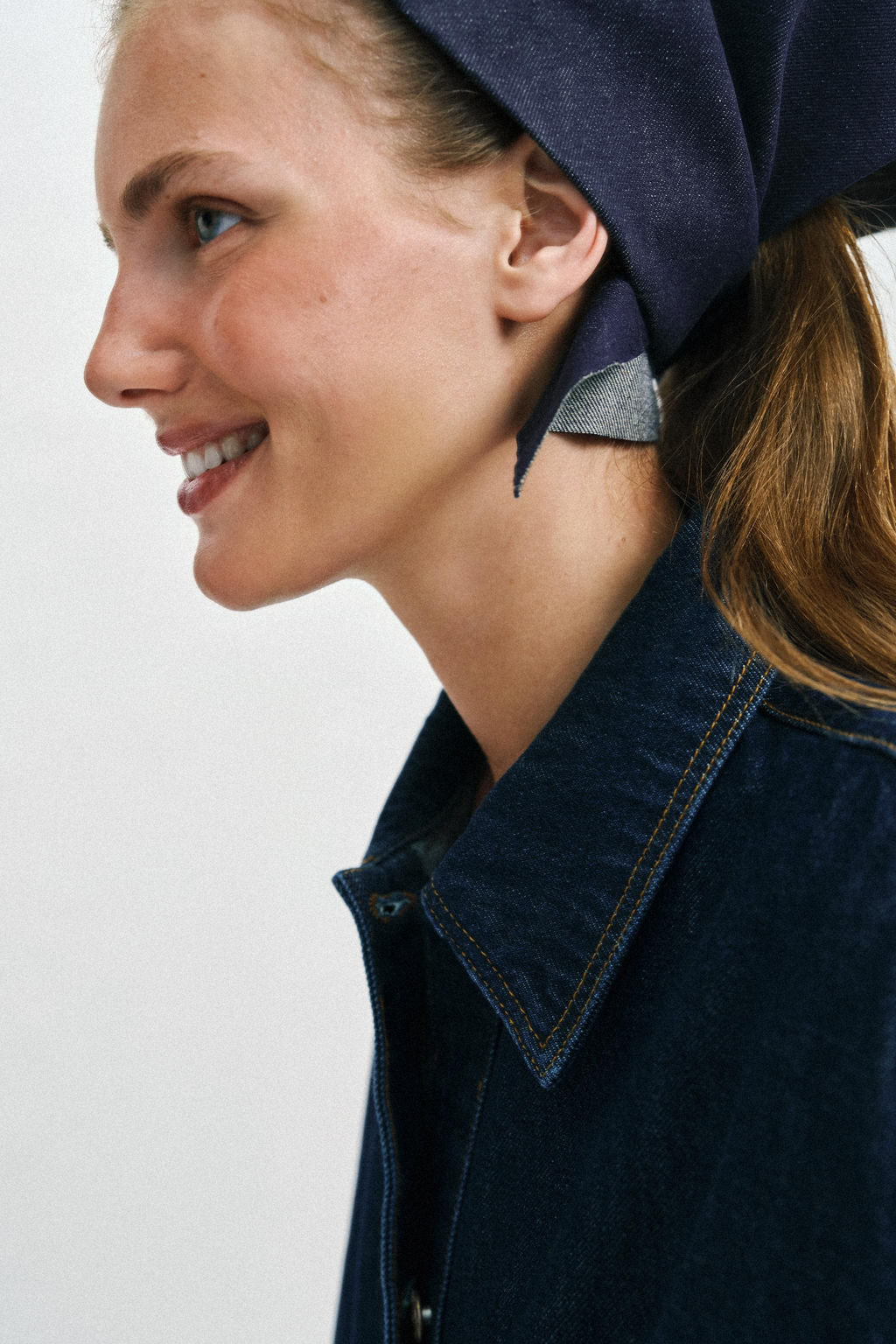 SOBRECAMISA Z1975 DENIM OVERSIZE / Azul - Zara фото 6