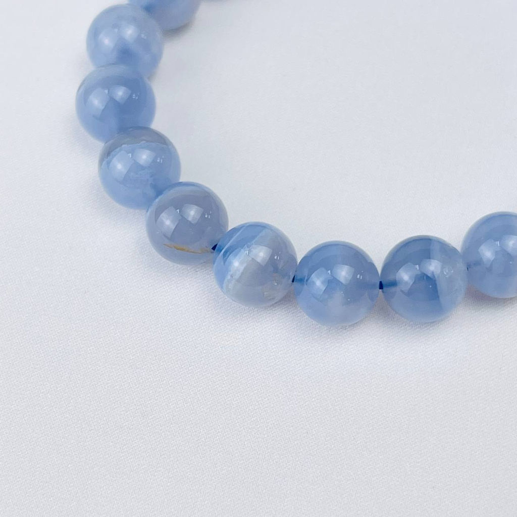 Браслет из Голубого агата 17 см