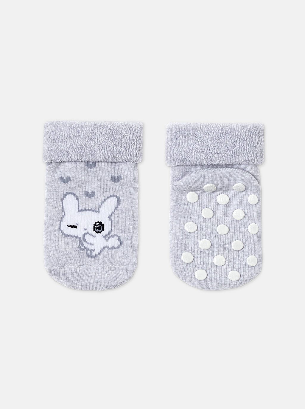 Цена за 2 пары. Носки Теплые CONTE-KIDS SOF-TIKI Махровые носки с отворотом и антискользящей стопой