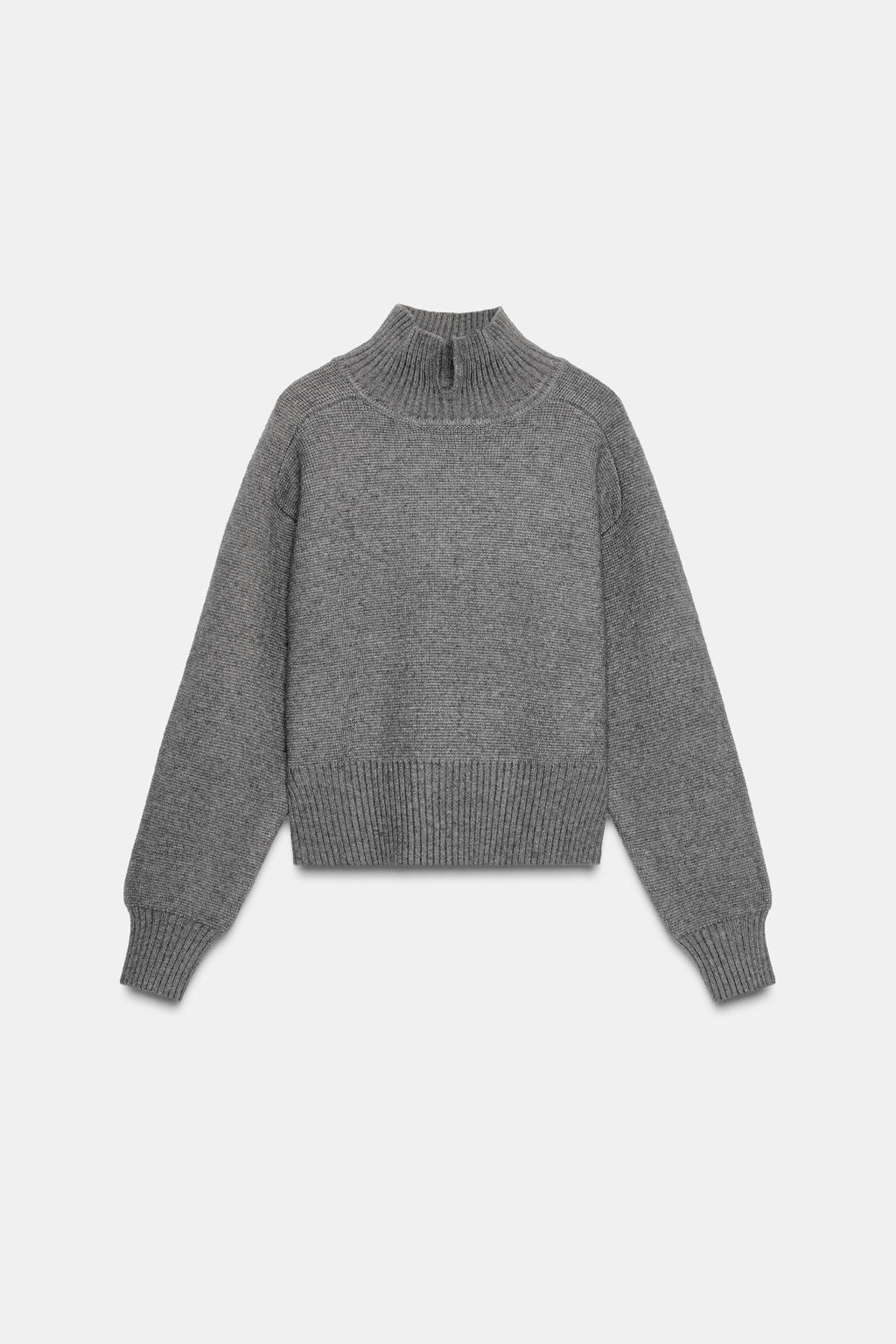 KNIT JUMPER WITH COLLAR OPENING - Zara фото 8