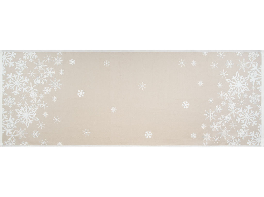 Полотенце х/б 9с23.111ж1 Снежинки-арт(ДТЭ лён) 50х140см