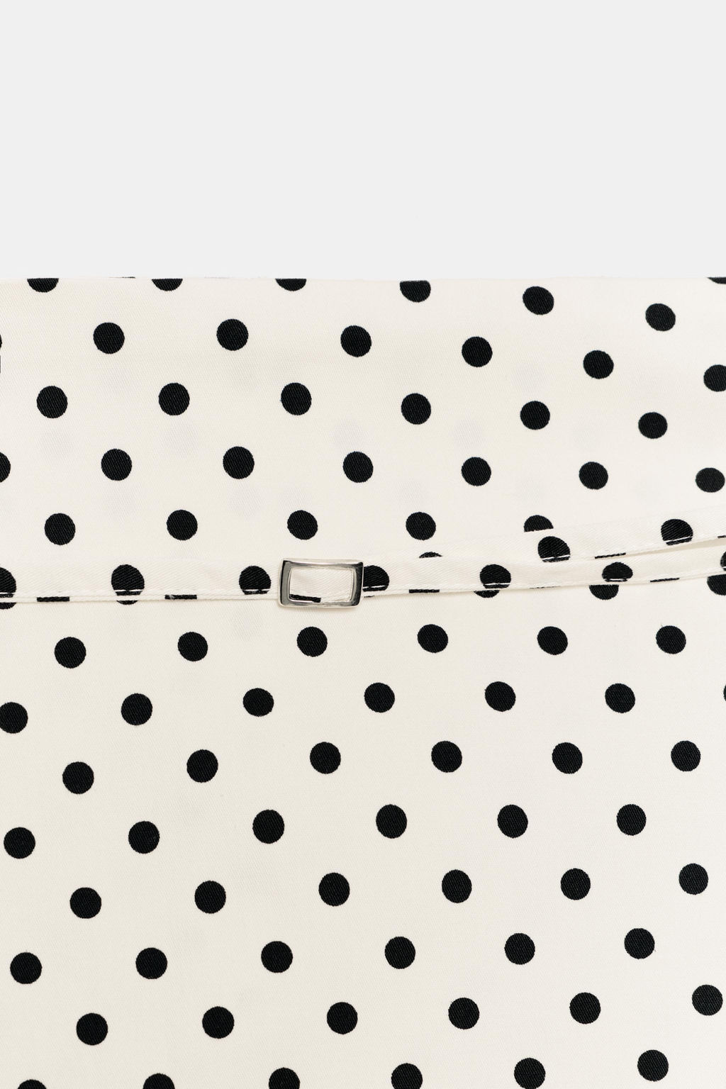 FALDA PANTAL?N CINTUR?N / Blanco / Negro - Zara фото 7