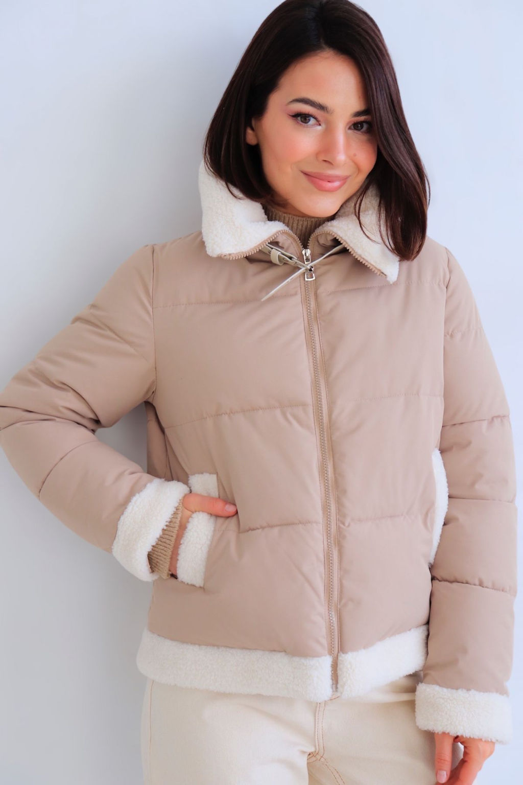 Martichelli Куртка бежевая  фото 2