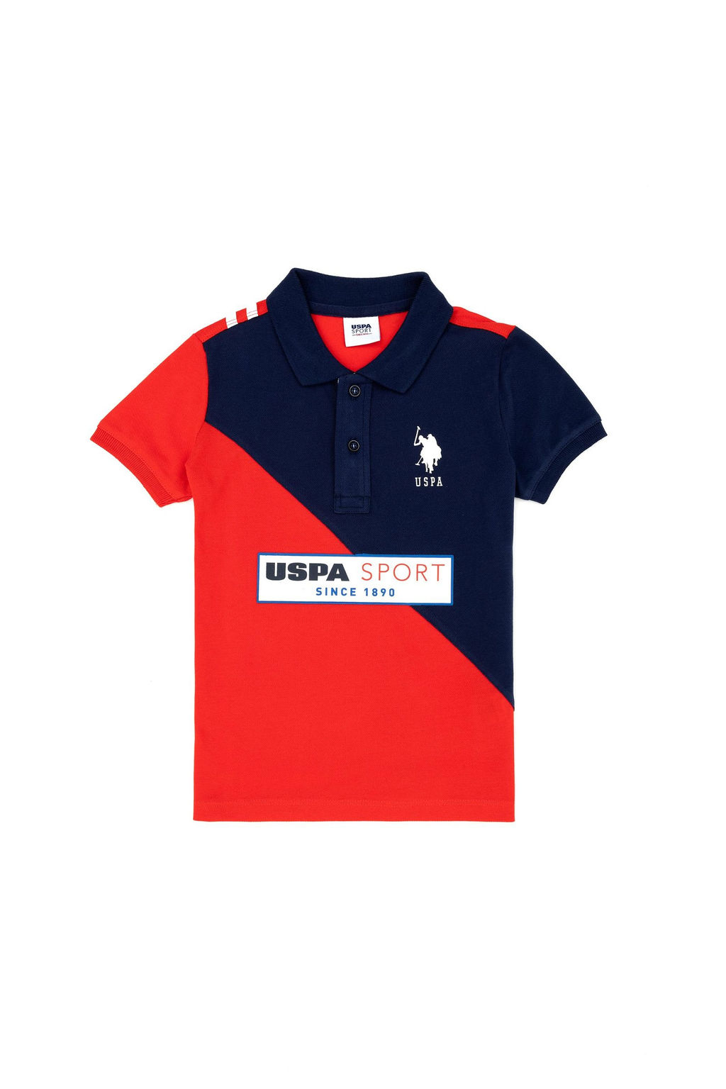 U. S. Polo Assn Красная футболка-поло для мальчика - U.s. polo assn фото 4