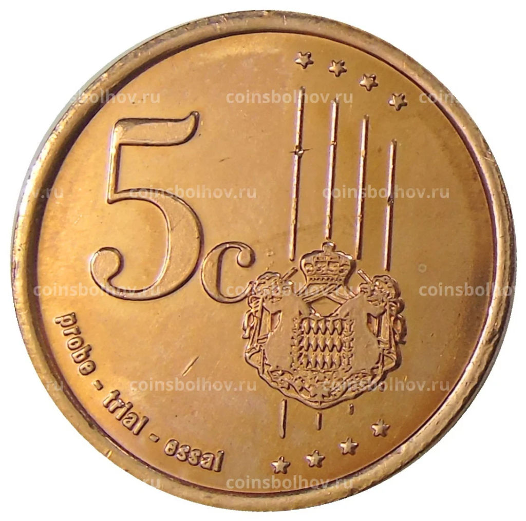 5 евроцентов 2006 года Монако (Проба, Unusual)