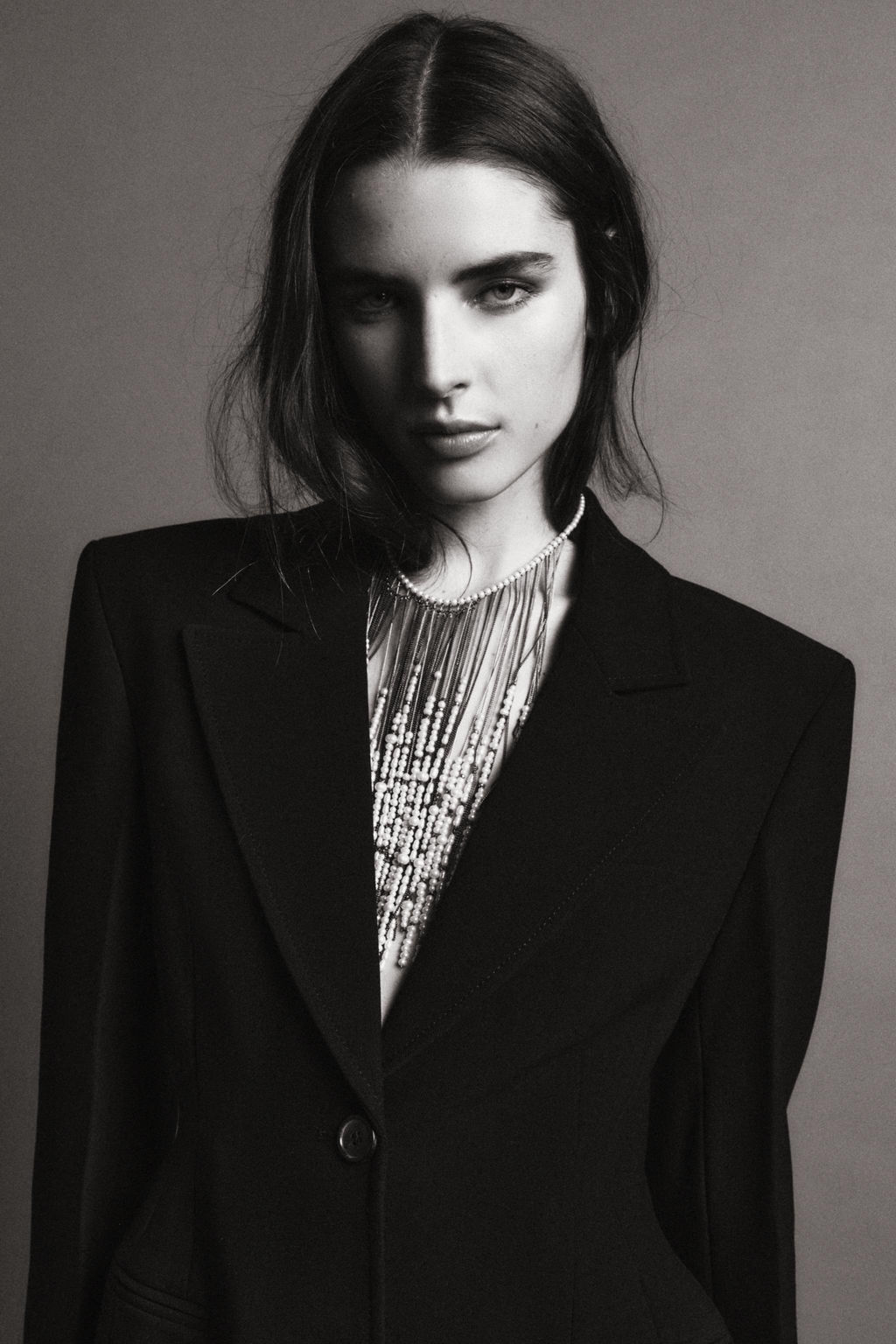 FITTED BLAZER WITH TOPSTITCHING ZW COLLECTION - Zara фото 6