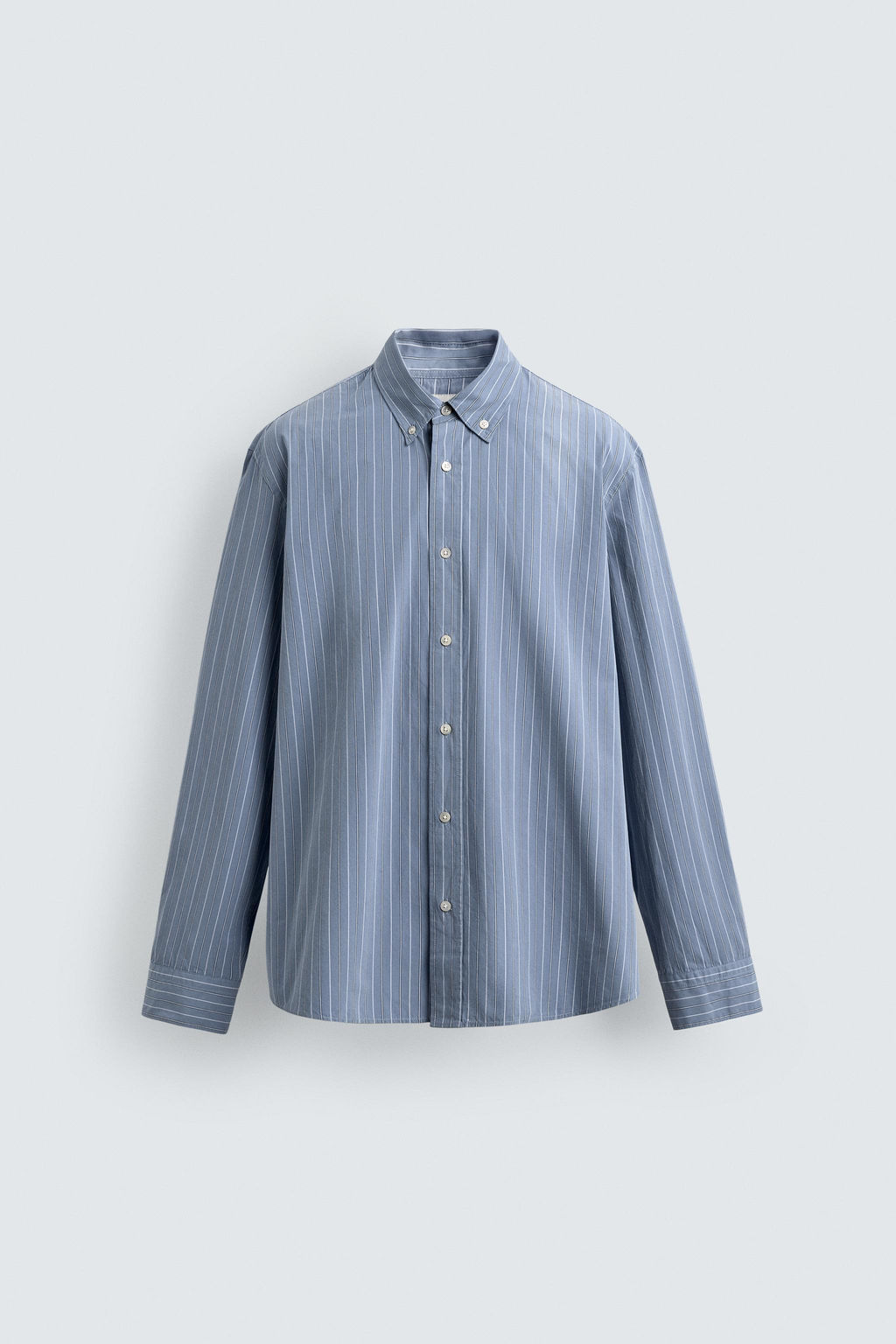 STRIPED TEXTURED SHIRT - Zara фото 7