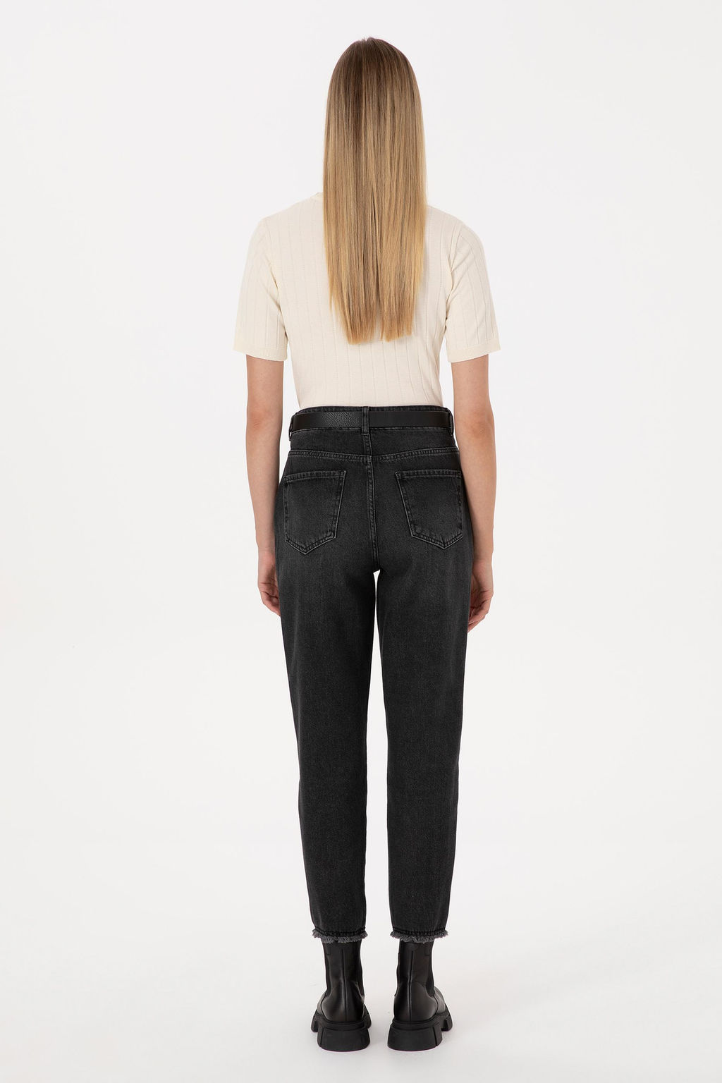 Kad_n Siyah Jean Pantolon - U.s. polo assn фото 4