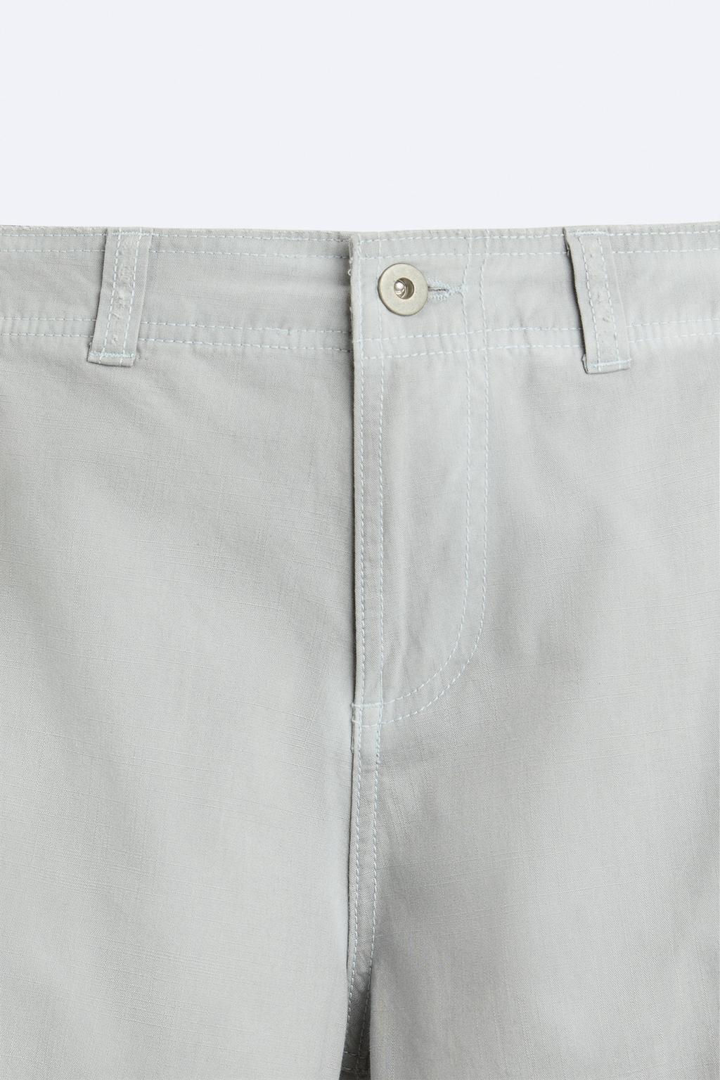 OVERDYED CARGO TROUSERS - Zara фото 8