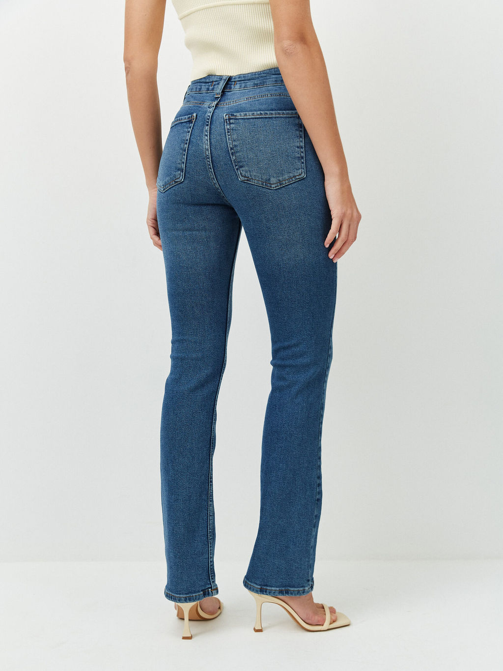 Прямые джинсы с высокой посадкой - TO BE ONE фото 6