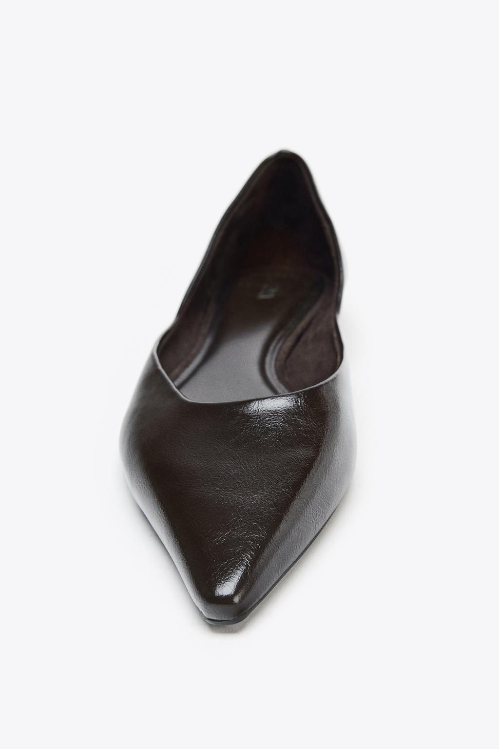 POINTED FLAT SHOES - Zara фото 5