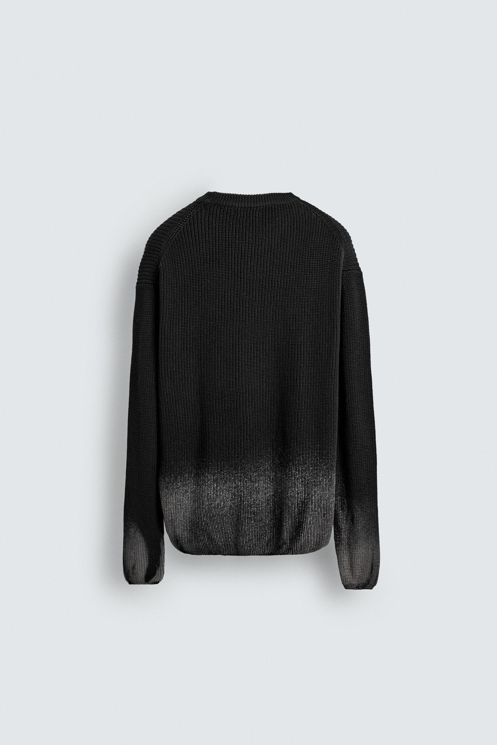 SPRAY EFFECT PRINT SWEATER