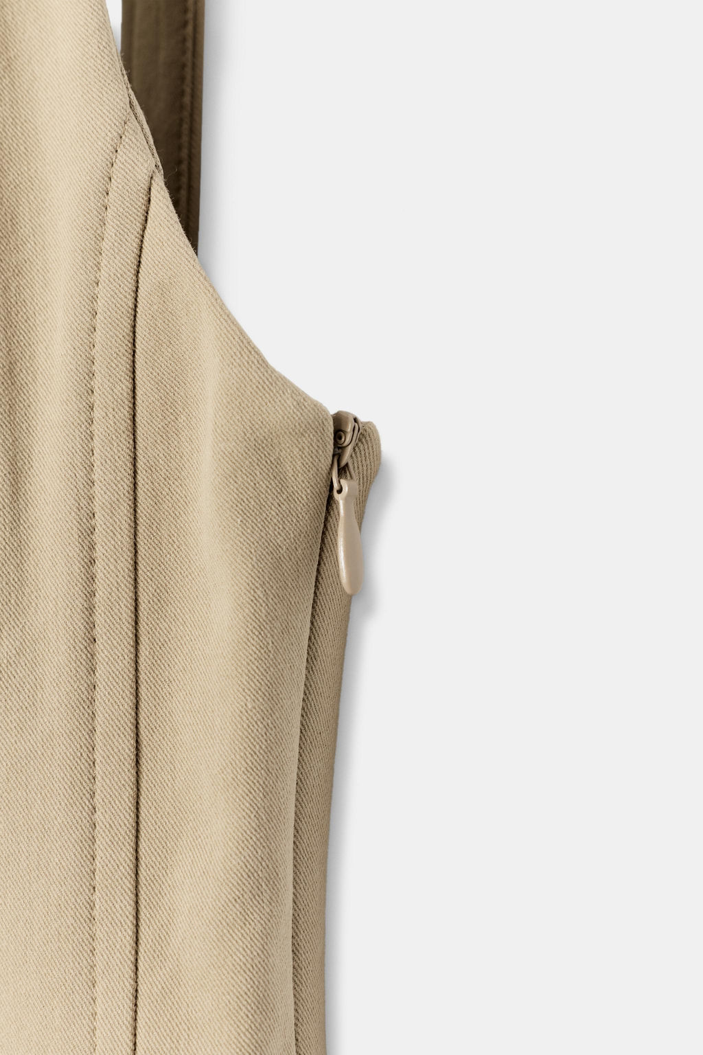 VESTIDO MINI BOTONES / Beige - Zara фото 6