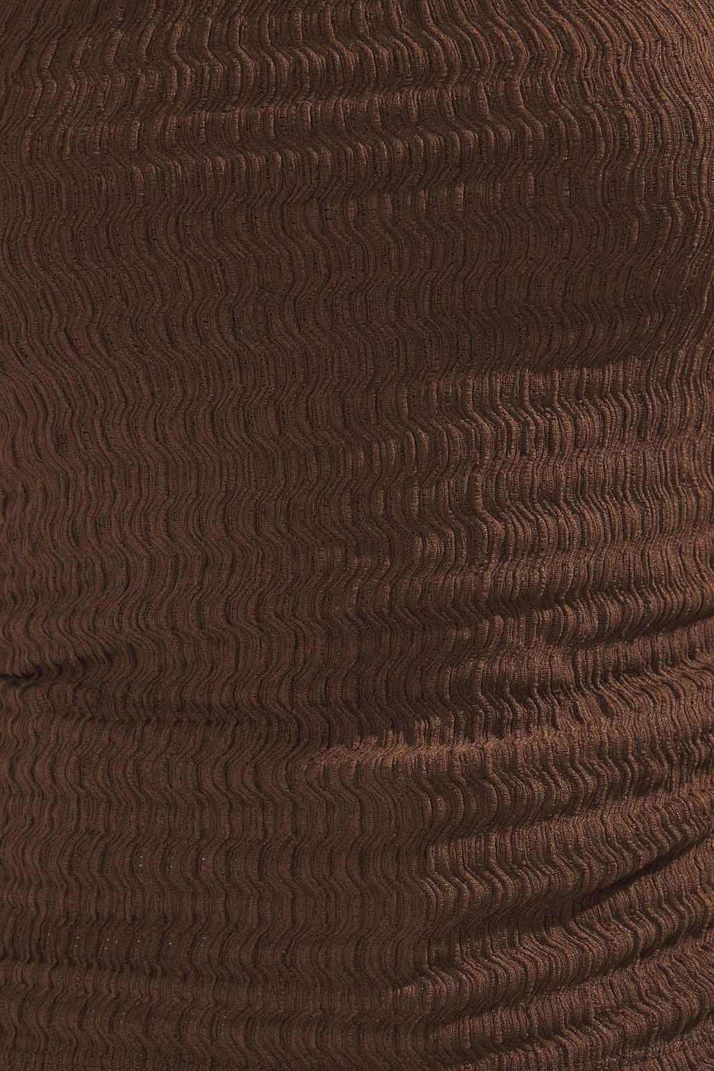 Kahverengi Dokulu Fitted/Vucuda Oturan Burgulu Kol Detayl? Orme Bluz TWOSS25BZ00084 - Trendyolmilla фото 4