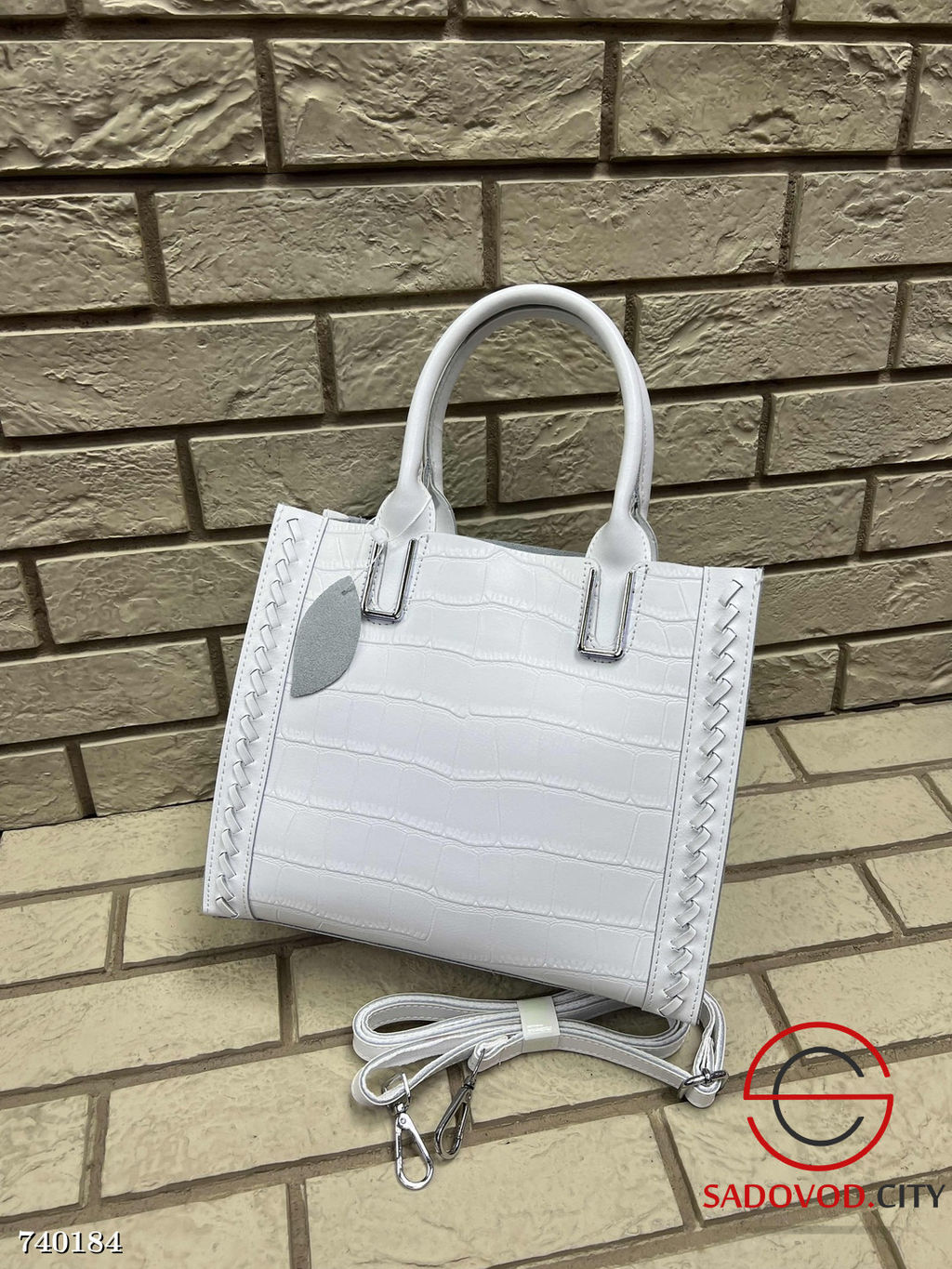 Сумка кожаная с ремешком - Bruno фото 2