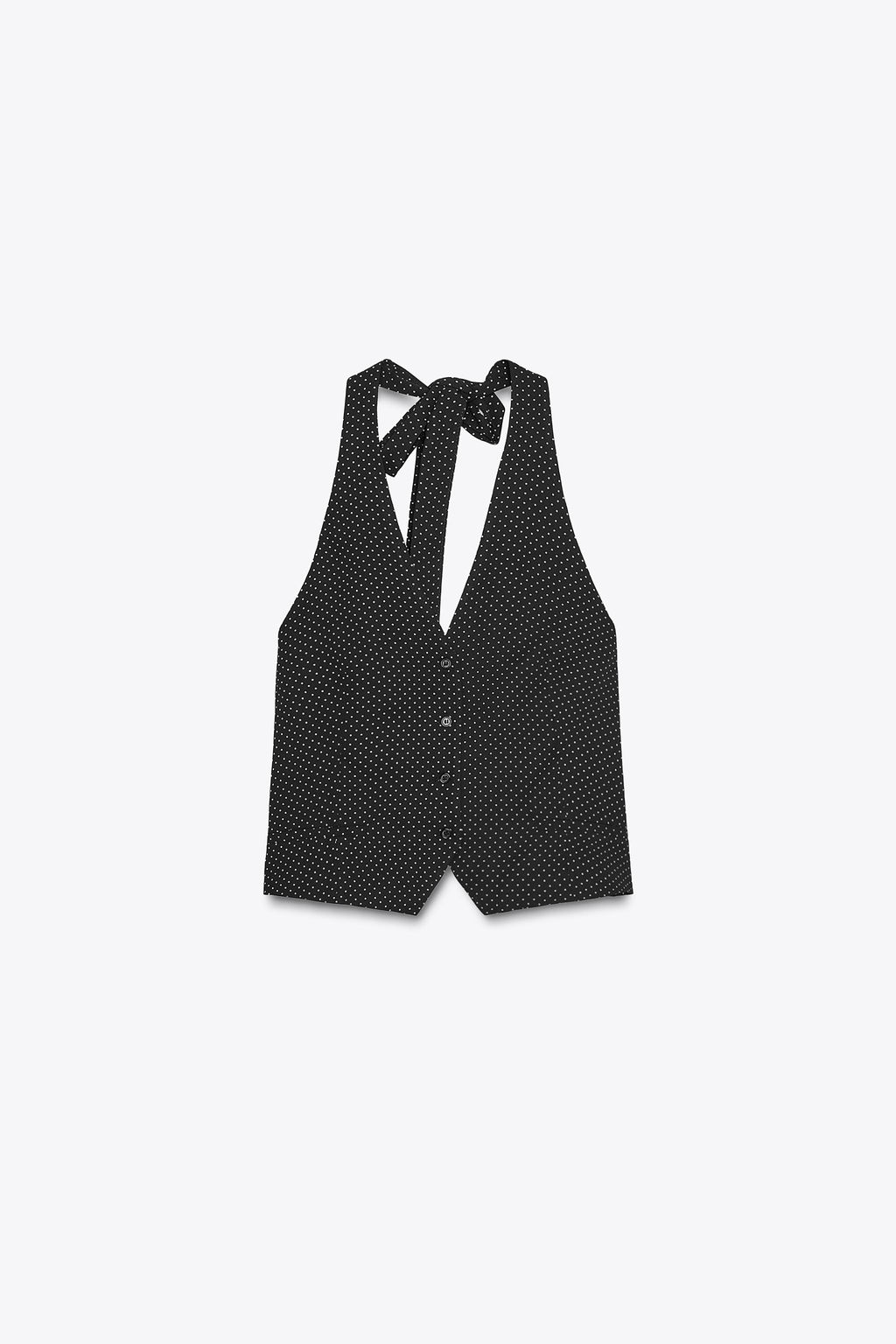 POLKA DOT WAISTCOAT TOP - Zara фото 4