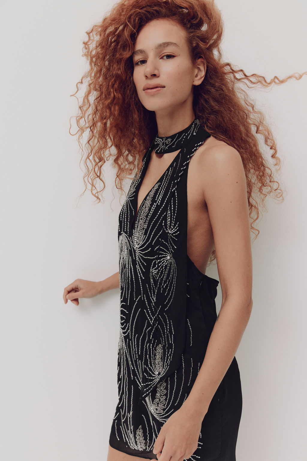Vestido halter con detalles decorativos - H&m фото 2