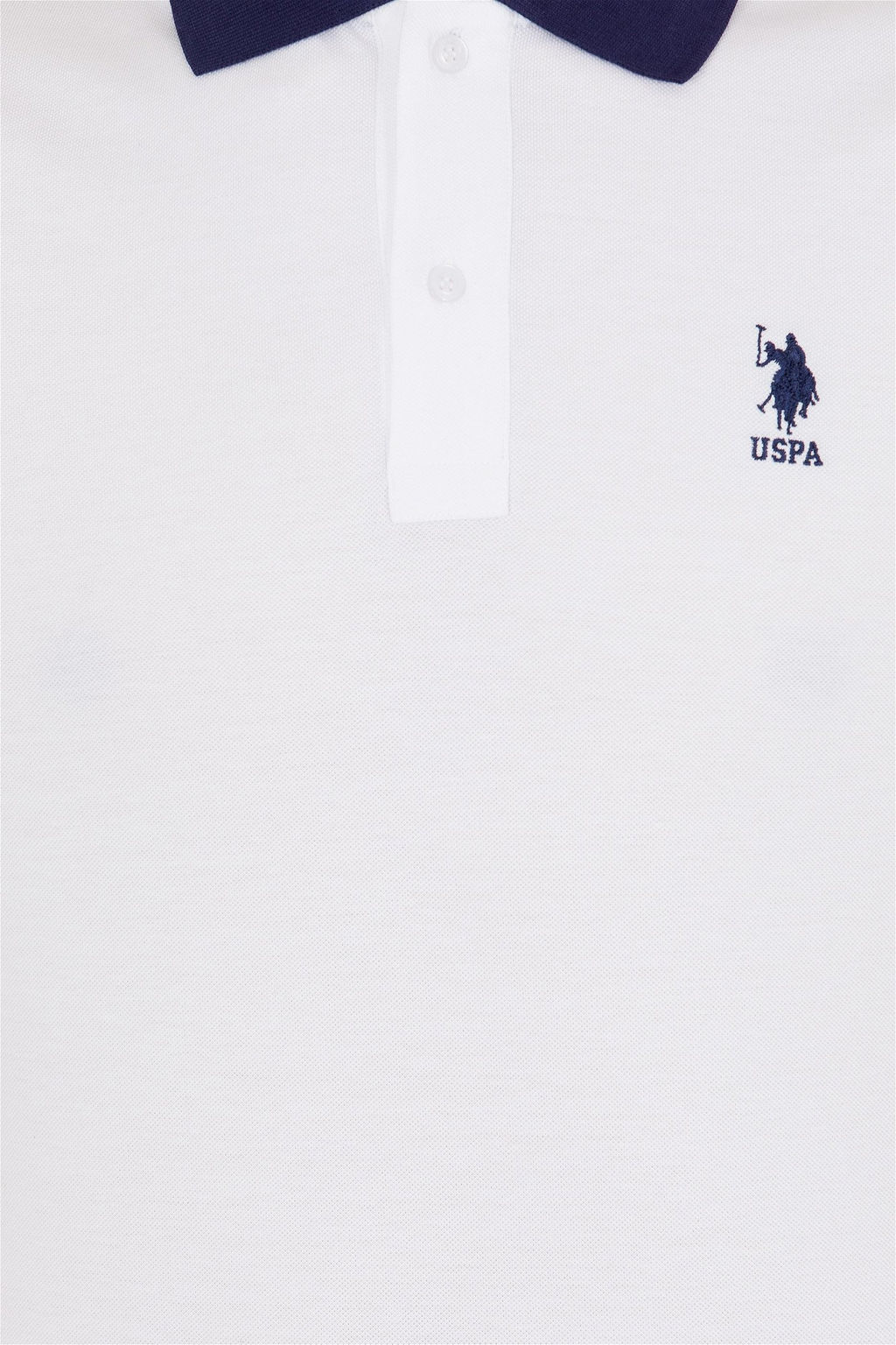 U. S. Polo Assn Мужская белая футболка с воротником-поло - U.s. polo assn фото 13