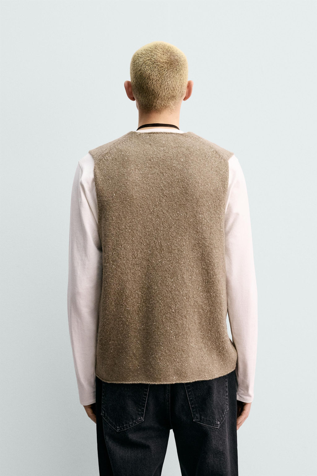 ORIGINS FLECKED KNIT VEST - Zara фото 11