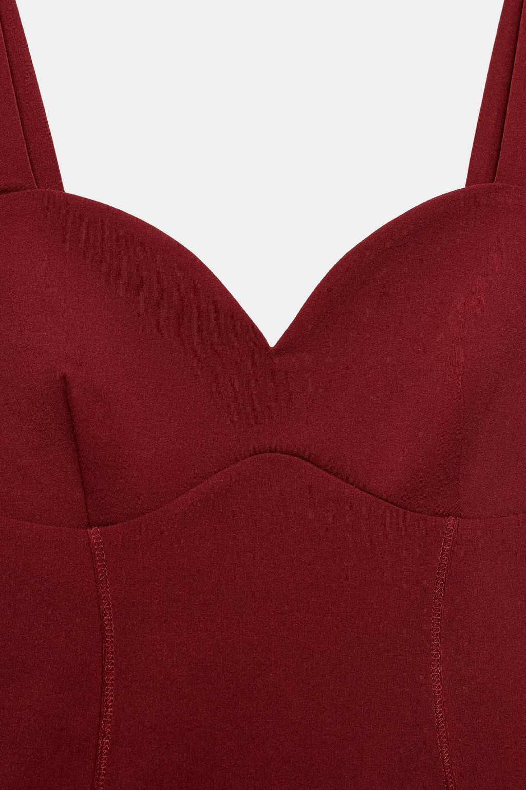 BODY TIRANTES ESCOTE CORAZ?N / Burgundy