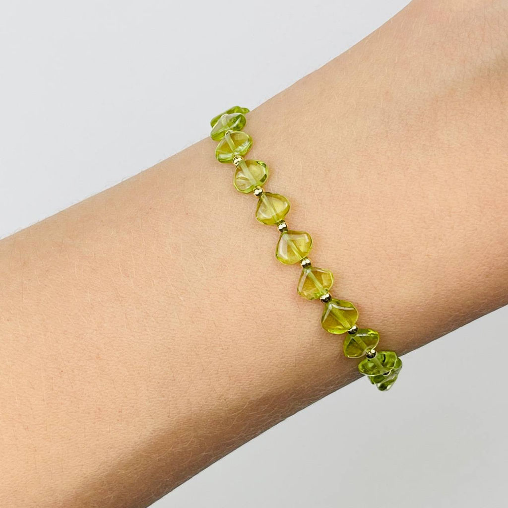 Браслет из Хризолита 18 см +