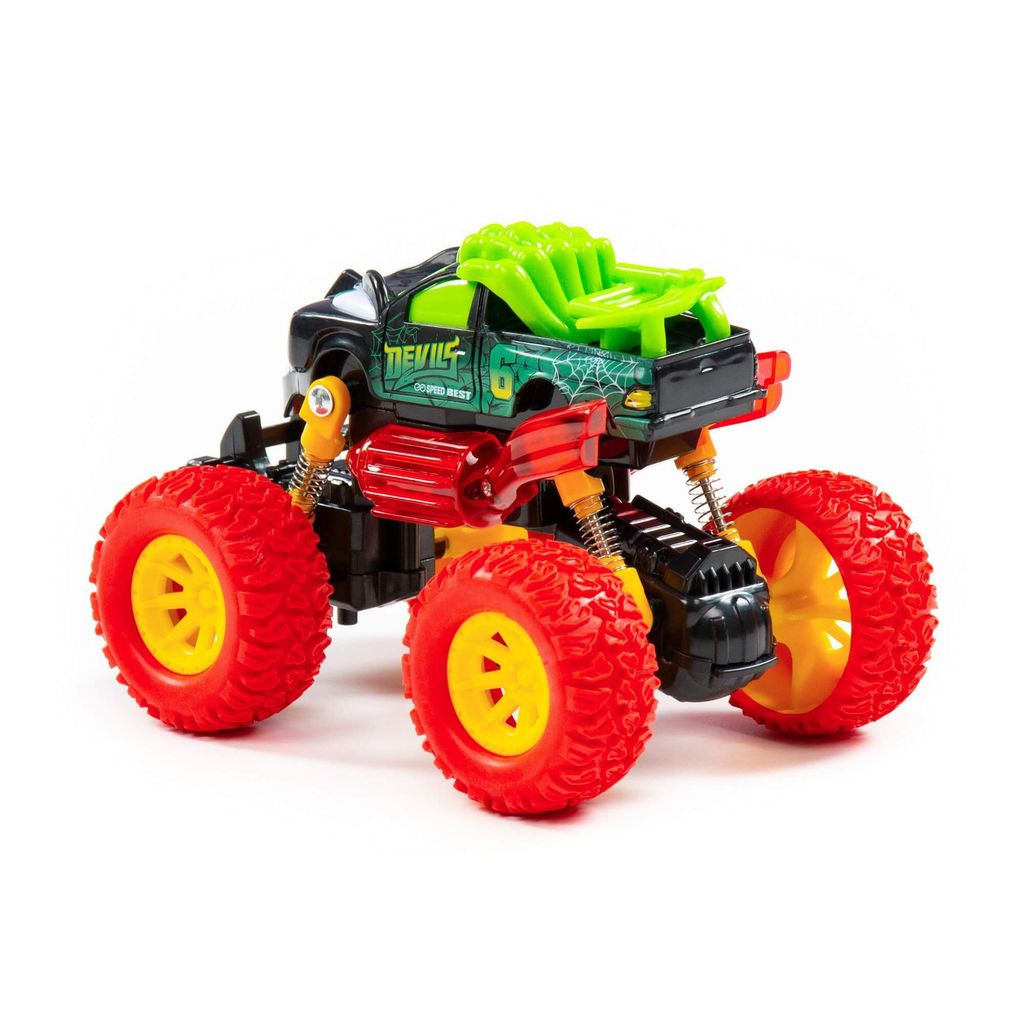 Монстр РАЛЛИ - Демон, автомобиль инерционный (со светом и звуком) (в коробке) - Полесье фото 3