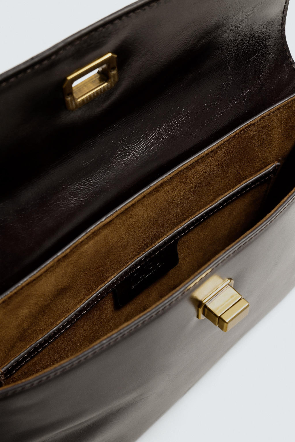 LIMITED EDITION LEATHER CLUTCH BAG - Zara фото 6
