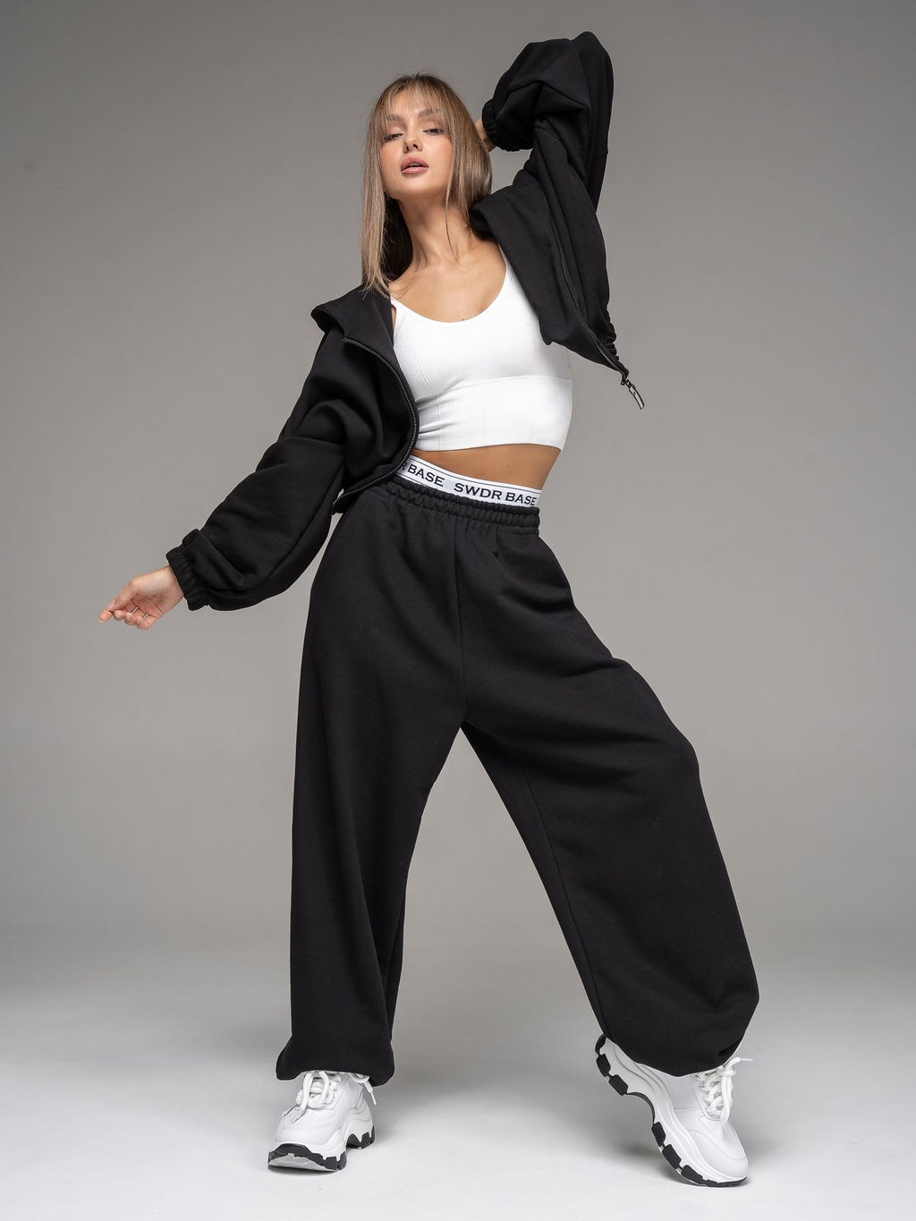 Брюки с начёсом