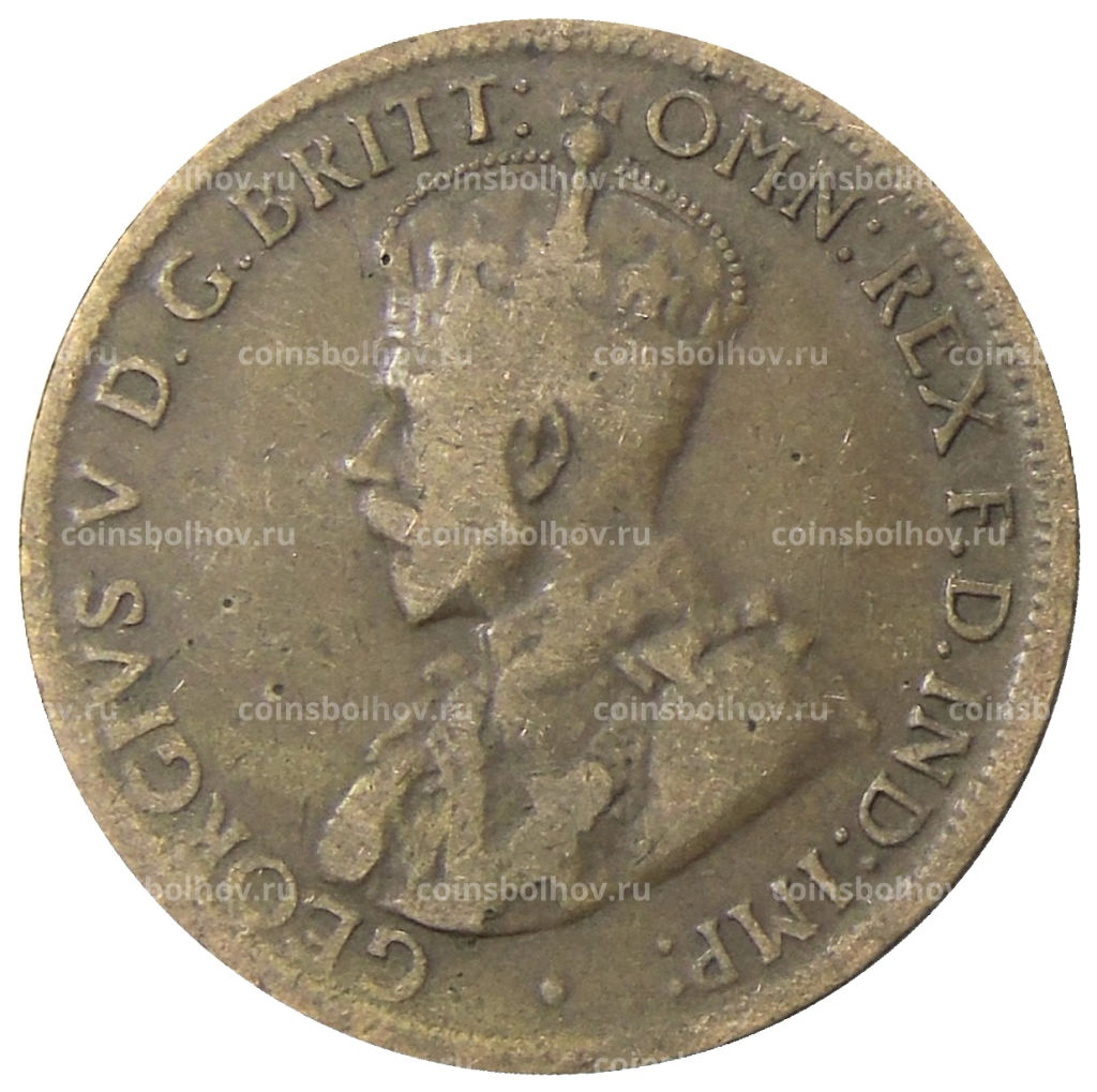 1/2 пенни 1921 года Австралия