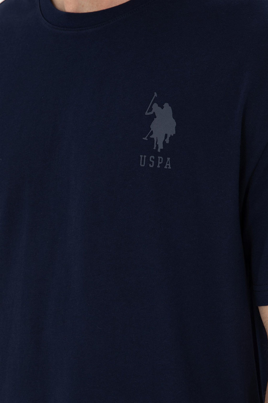 Мужская темно-синяя футболка Неожиданная скидка в корзине - U.s. polo assn фото 7