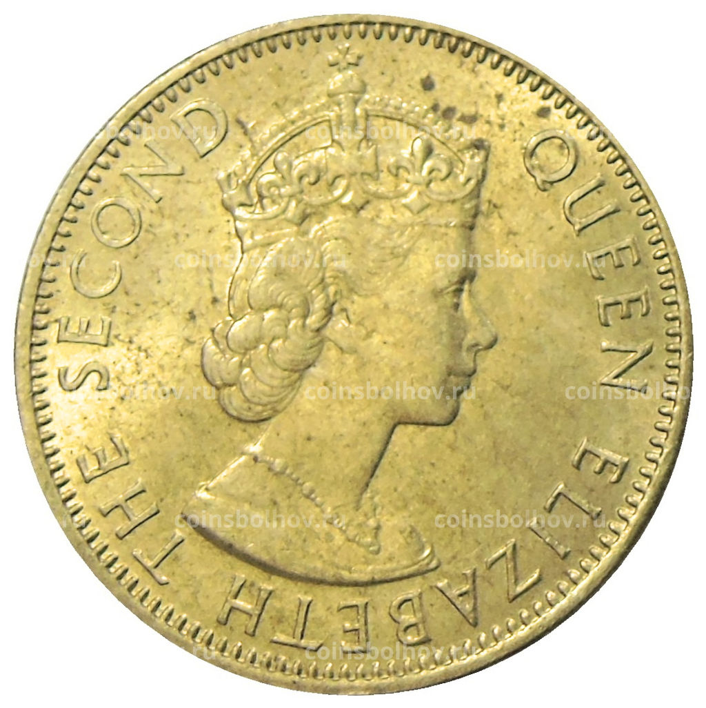 Монета 1/2 пенни 1963 года Ямайка