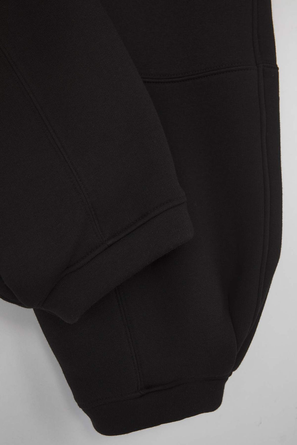 Teen Siyah Dikis Detayl? Jogger Kal?n Ici Polarl? Orme Esofman Alt? TWOAW26EA00000