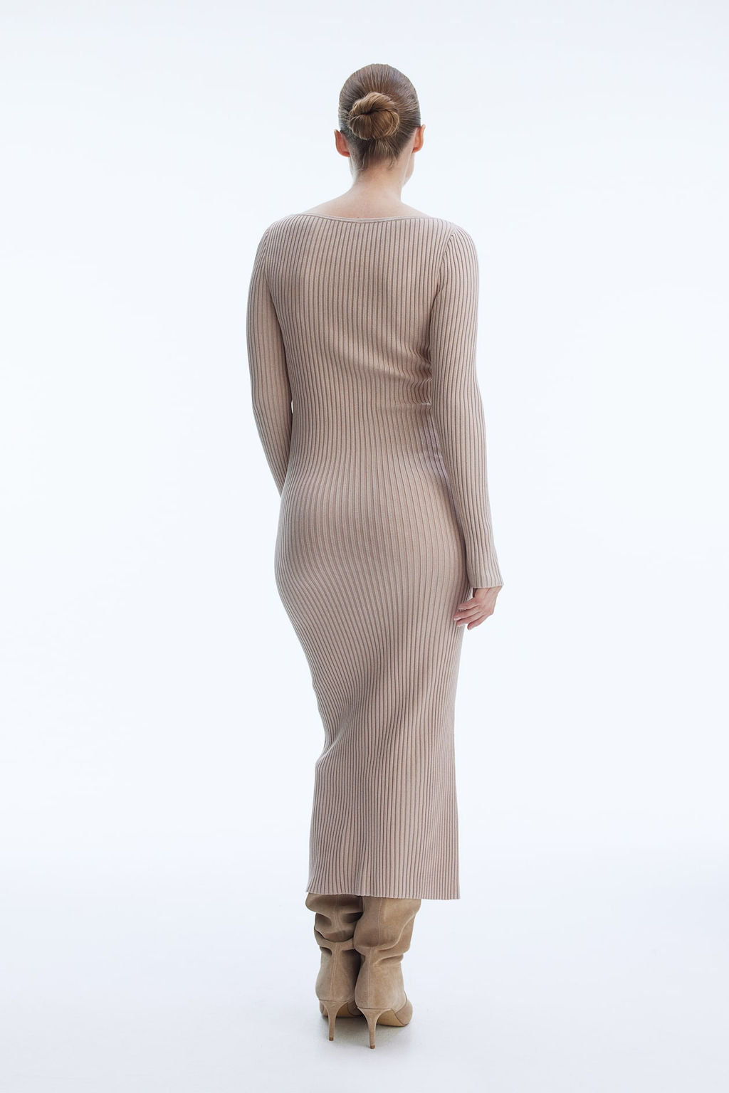 MAMA Vestido ajustado con escote barco - H&m фото 3