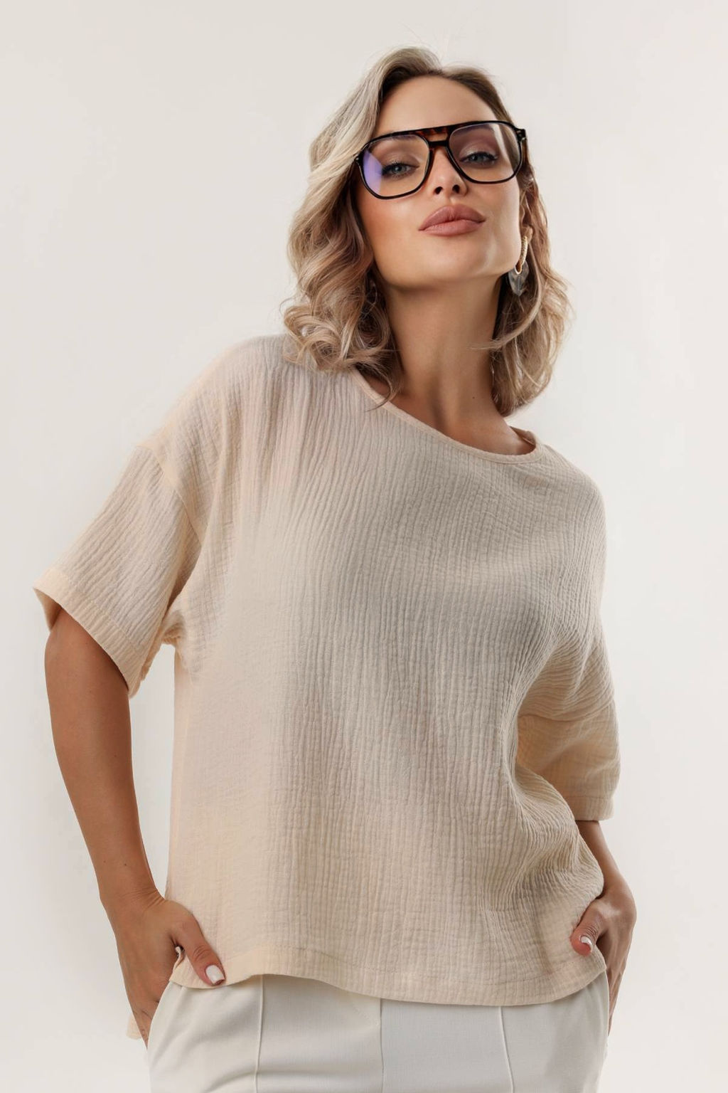 Блузка 4283/06/Экрю