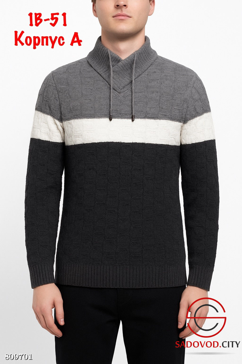 свитер мужской с горлом - Bruno фото 5