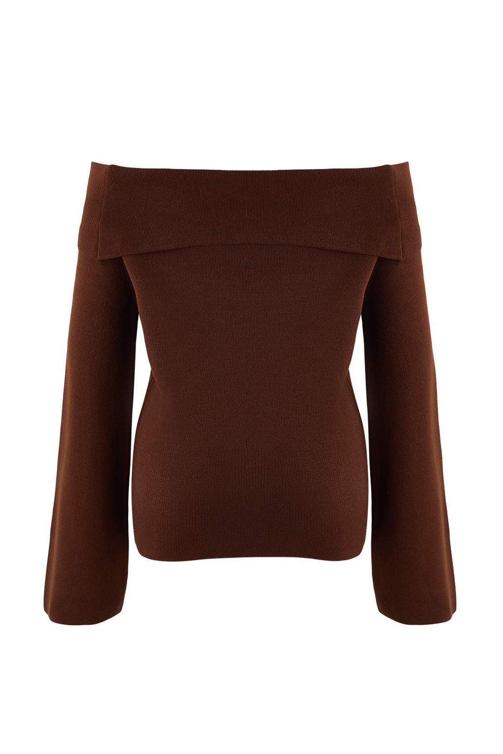 Bordo Gul Detayl? Carmen Yaka Triko Kazak TWOAW25KZ00373 - Trendyolmilla фото 23