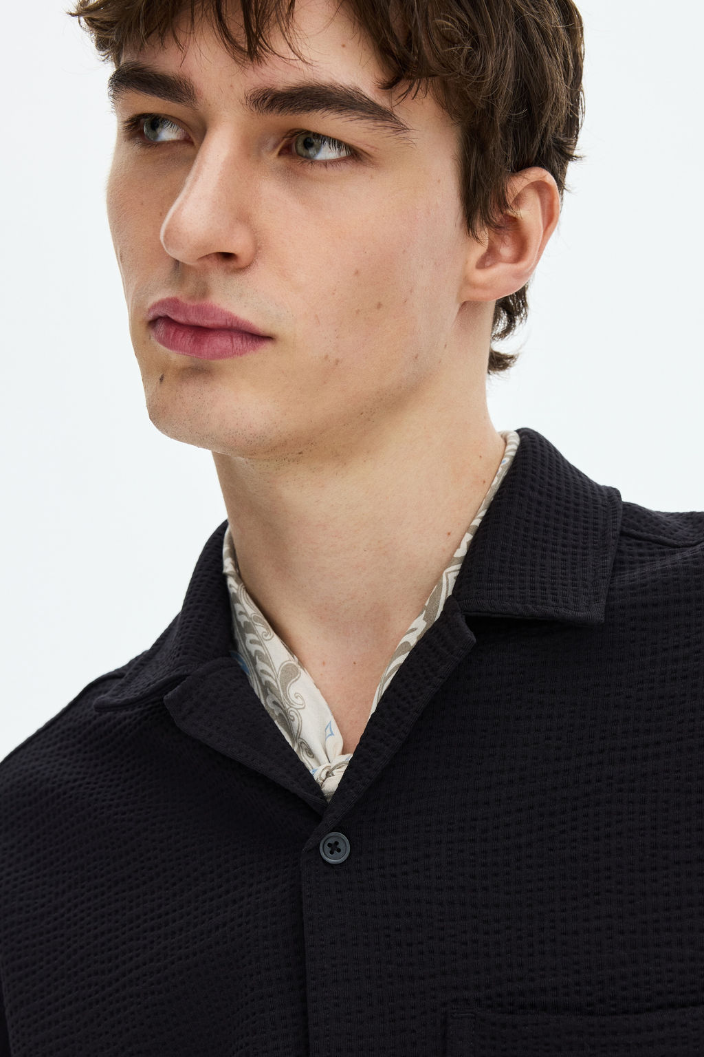 Camisa resort gofrada Relaxed Fit - H&m фото 8