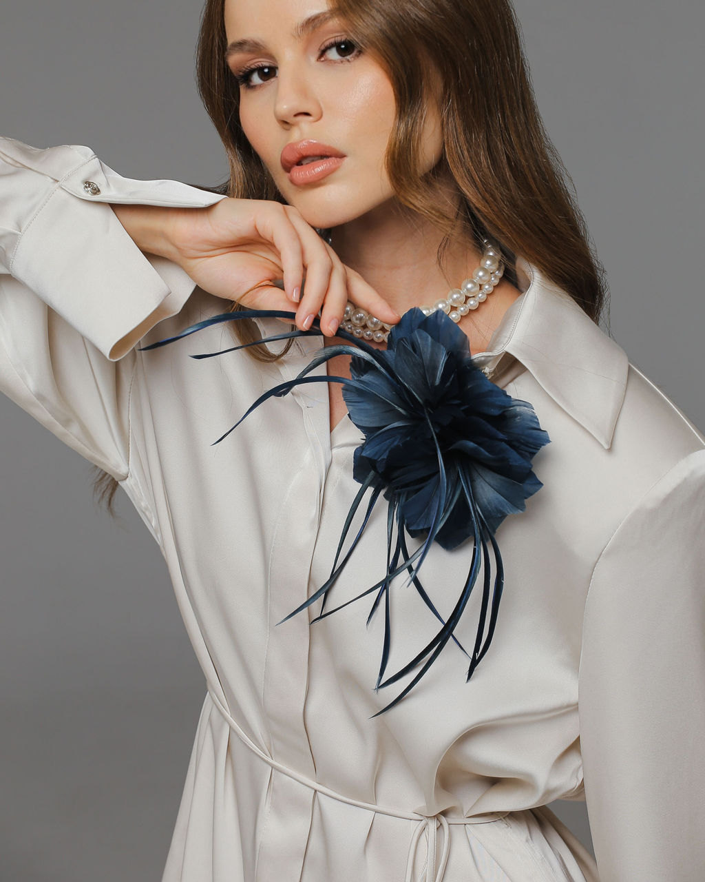 авторская Брошь из перьев - Sahar art lab фото 7