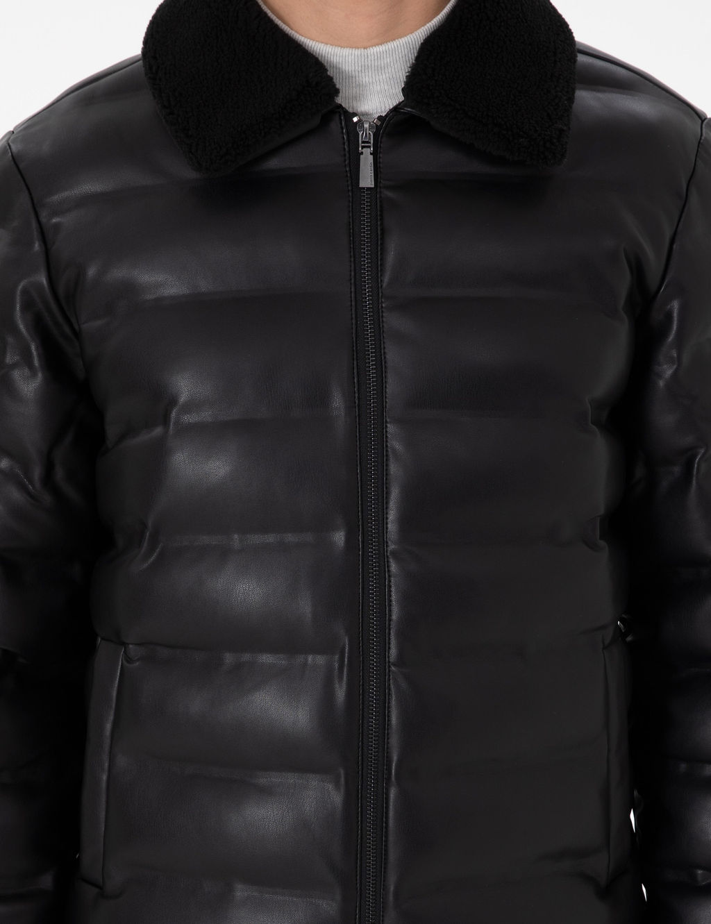 Siyah Deri Ceket - Pierre cardin фото 7