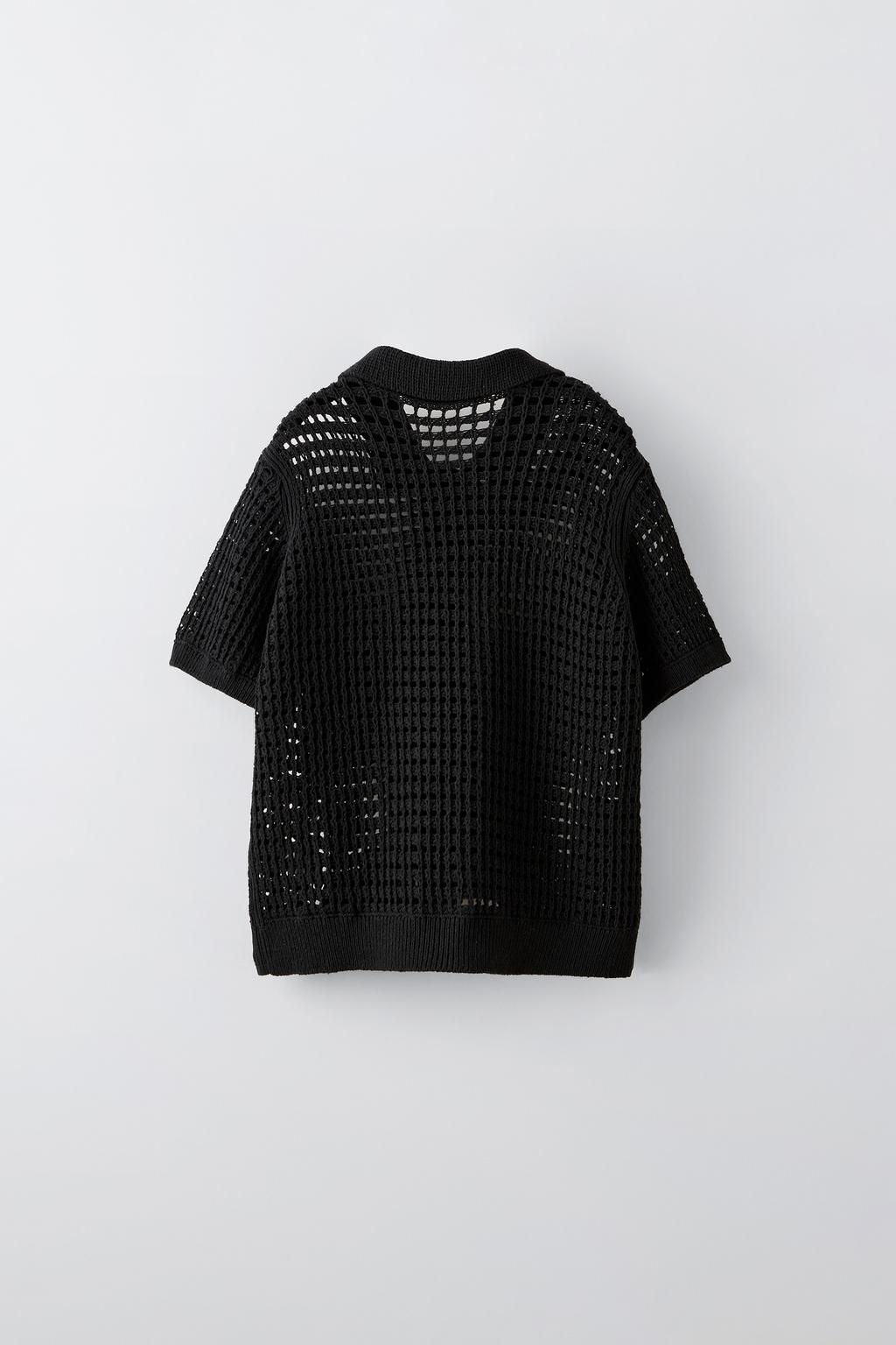 CROCHET KNIT SHIRT - Zara фото 2