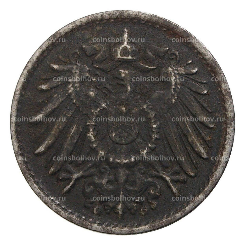 Монета 5 пфеннигов 1915 года G Германия