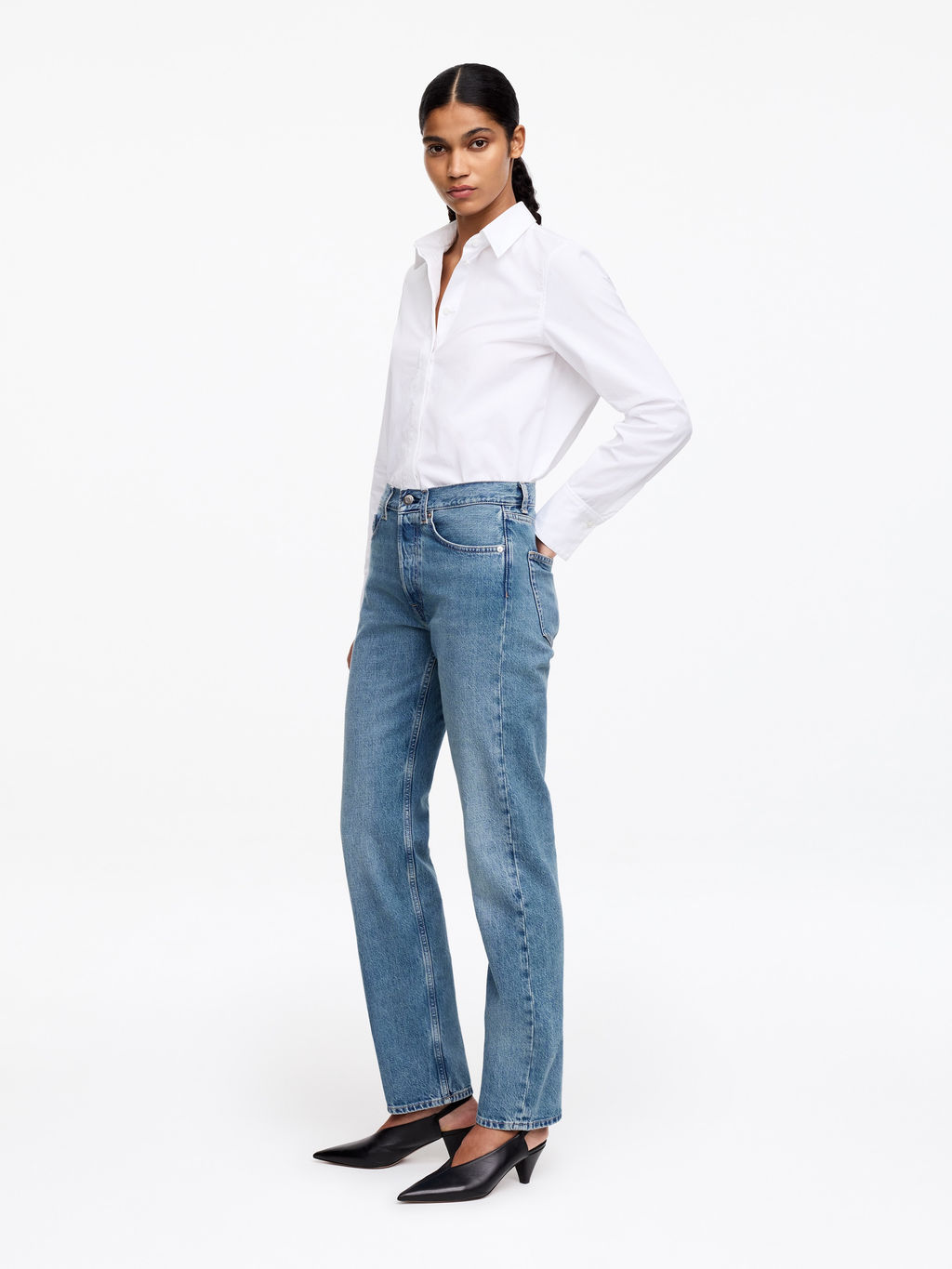 Vaqueros straight SNOW - H&m фото 6