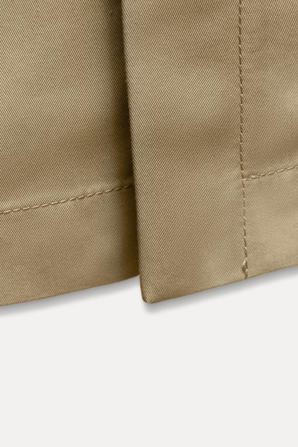 LONG TRENCH COAT WITH BELT - Zara фото 7