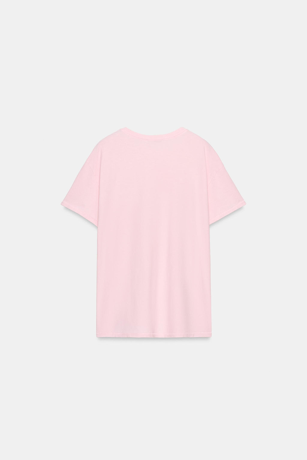 CAMISETA OVERSIZE BOLSILLO / Rosa - Zara фото 3