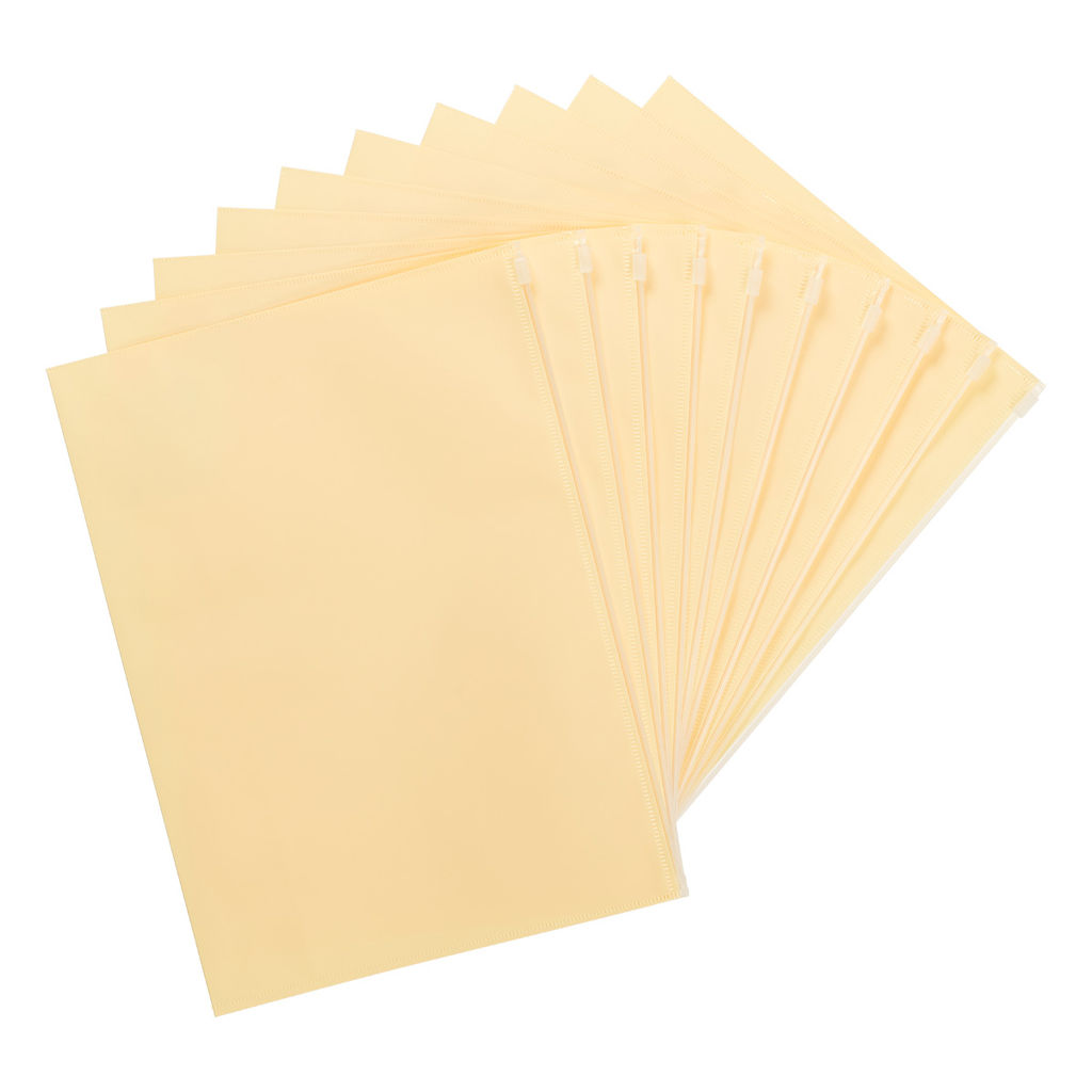 Expert Complete Trend Pastel Папка-конверт на ZIP-молнии A4 180 мкм диагональ 10 шт. ванильный EC21124030